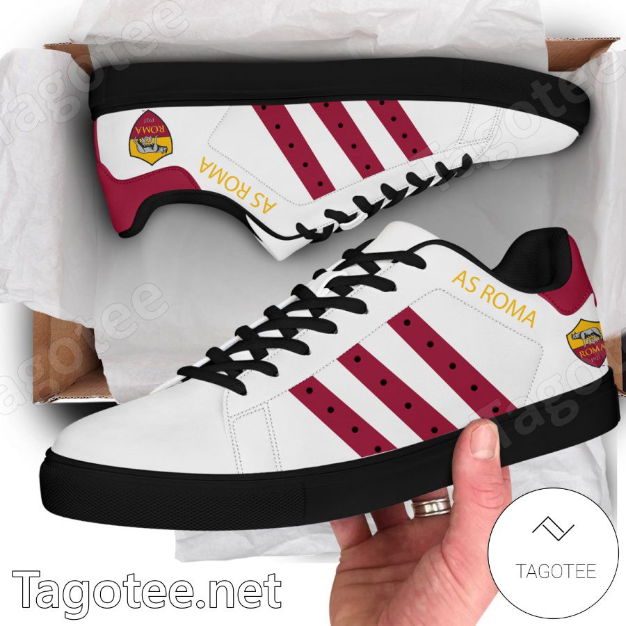 AS Roma Logo Stan Smith Shoes - BiShop a