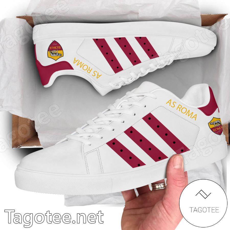 AS Roma Logo Stan Smith Shoes - BiShop