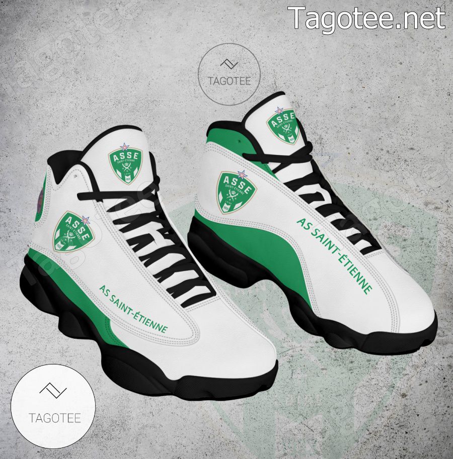 AS Saint-Étienne Logo Air Jordan 13 Shoes - BiShop a