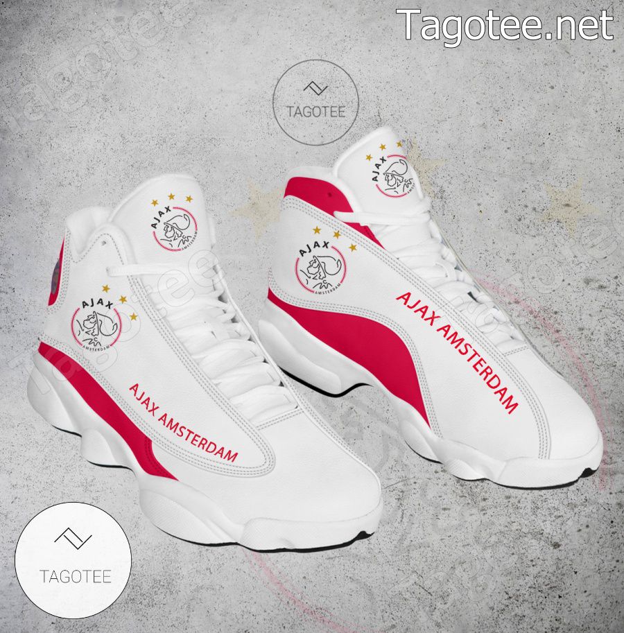 Ajax Amsterdam Logo Air Jordan 13 Shoes - BiShop