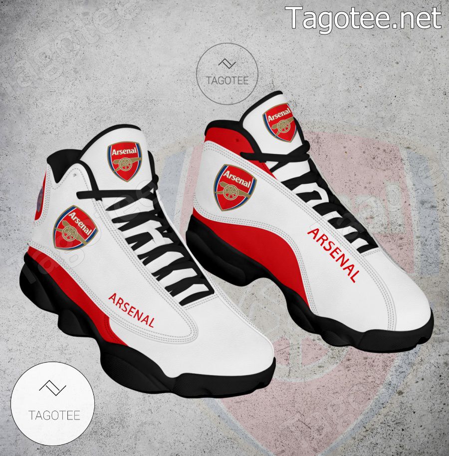 Arsenal Logo Air Jordan 13 Shoes - BiShop a