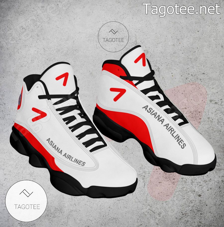 Asiana Airlines Logo Air Jordan 13 Shoes - MiuShop a