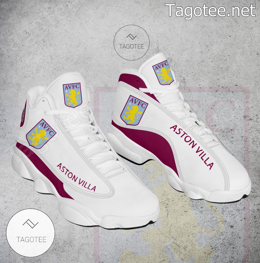 Aston Villa Logo Air Jordan 13 Shoes - BiShop