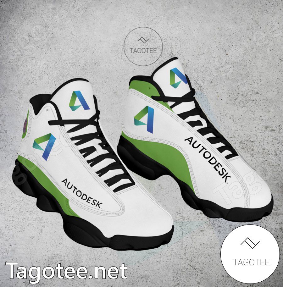 Autodesk Logo Air Jordan 13 Shoes - MiuShop a