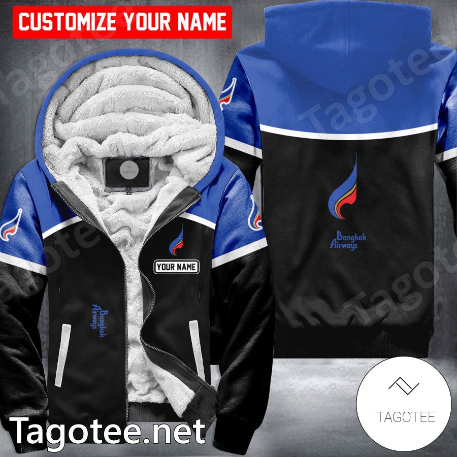 Bangkok Airways Custom Uniform Fleece Hoodie - MiuShop