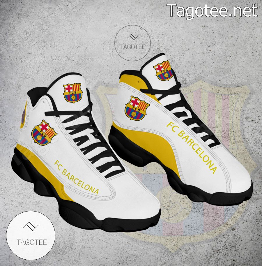 Barcelona Logo Air Jordan 13 Shoes - BiShop a