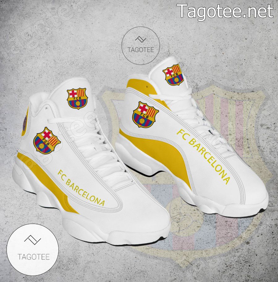 Barcelona Logo Air Jordan 13 Shoes - BiShop