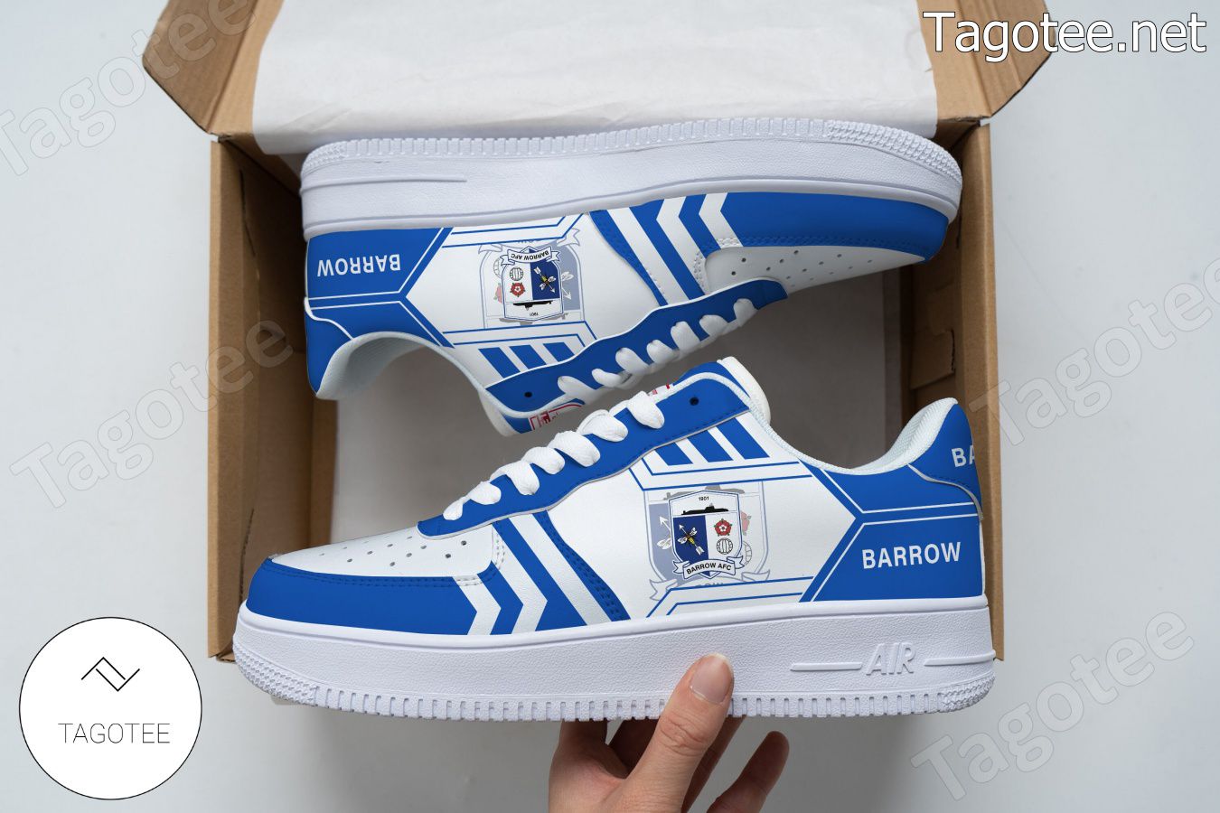 Barrow AFC Logo Air Force 1 Shoes a