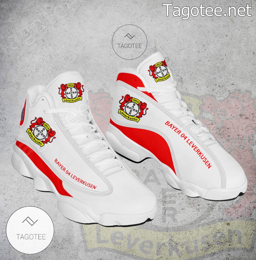 Bayer 04 Leverkusen Logo Air Jordan 13 Shoes - BiShop