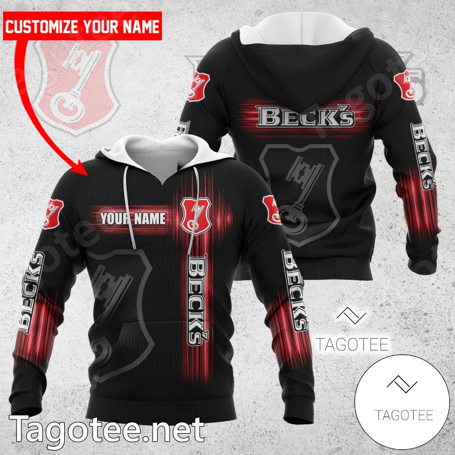 Beck's Custom Logo T-shirt, Hoodie - MiuShop a