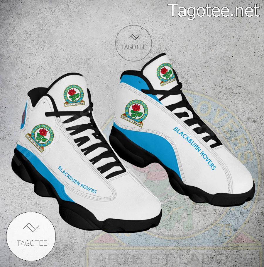 Blackburn Rovers Logo Air Jordan 13 Shoes - BiShop a