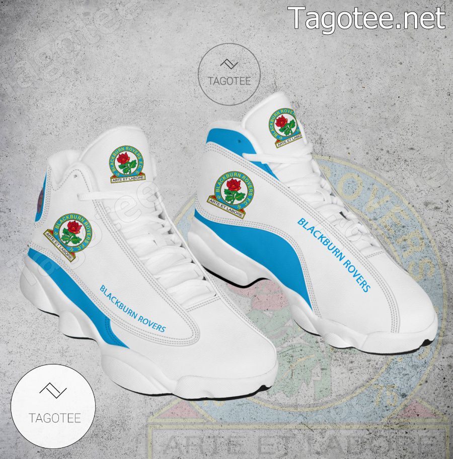 Blackburn Rovers Logo Air Jordan 13 Shoes - BiShop