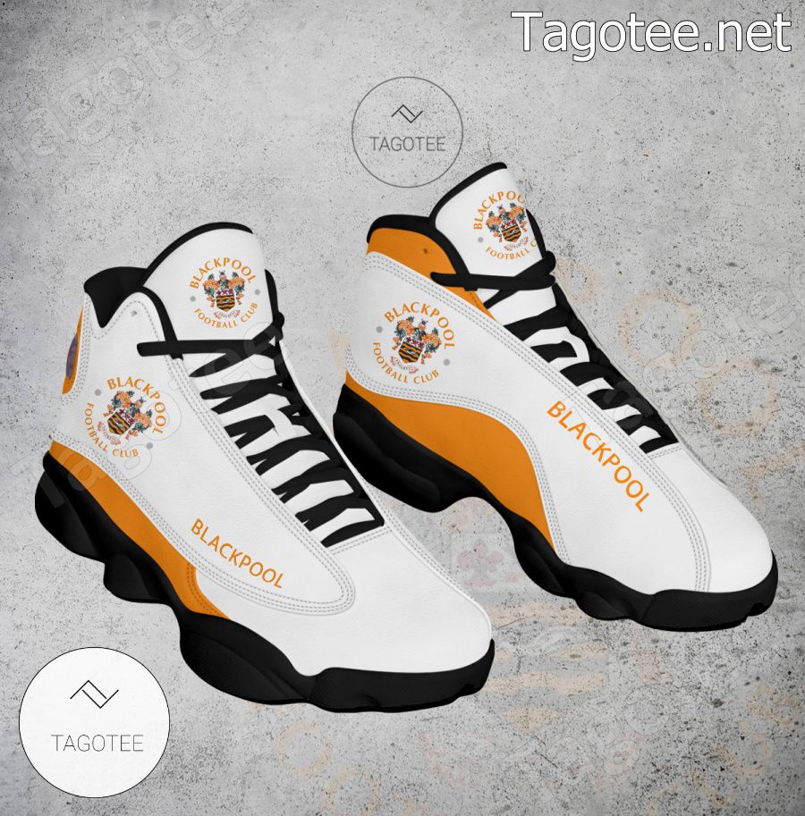 Blackpool Logo Air Jordan 13 Shoes - BiShop a