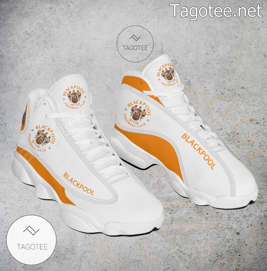 Blackpool Logo Air Jordan 13 Shoes - BiShop