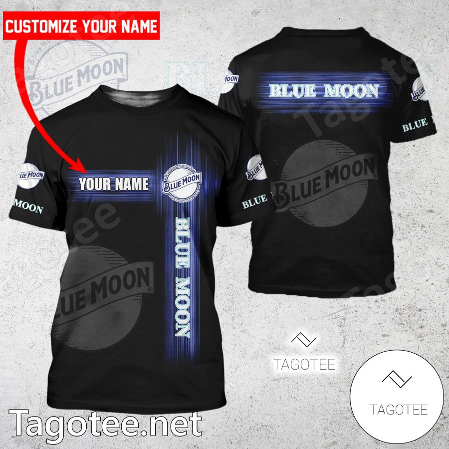 Blue Moon Custom Logo T-shirt, Hoodie - MiuShop