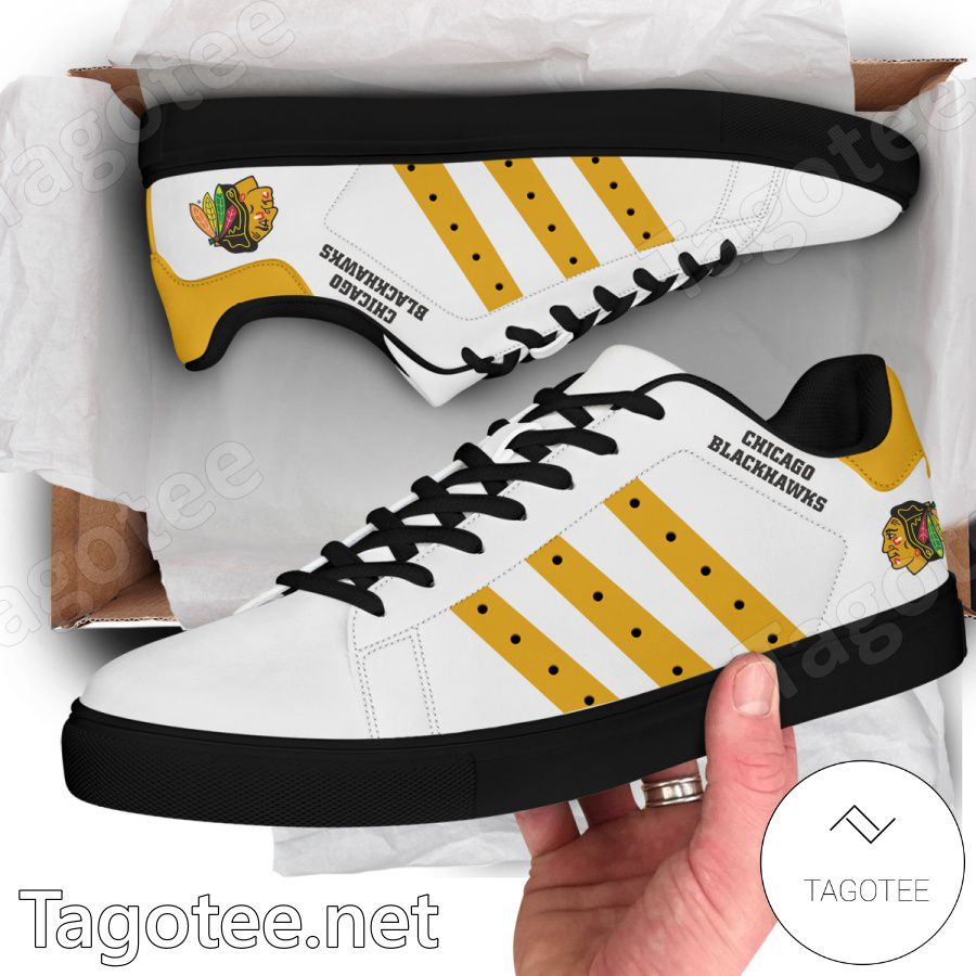 Chicago Blackhawks Hockey Stan Smith Shoes - EmonShop a