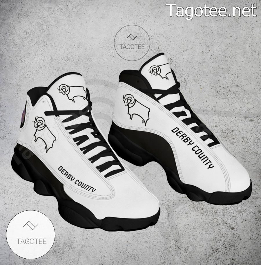 Derby County Logo Air Jordan 13 Shoes - BiShop a