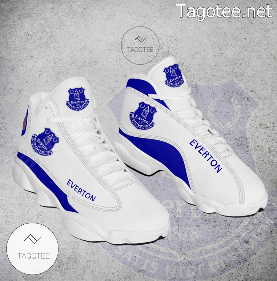 Everton Football Club Logo Air Jordan 13 Shoes - BiShop