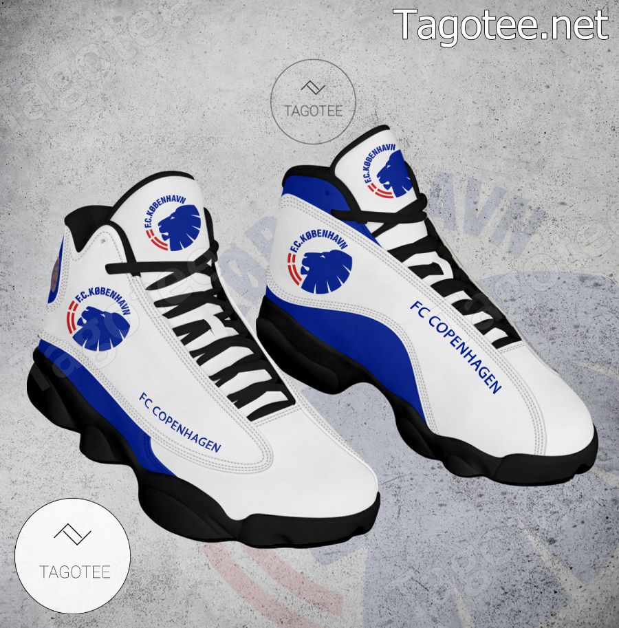 FC Copenhagen Logo Air Jordan 13 Shoes - BiShop a