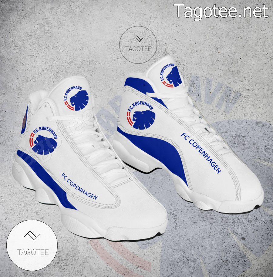 FC Copenhagen Logo Air Jordan 13 Shoes - BiShop