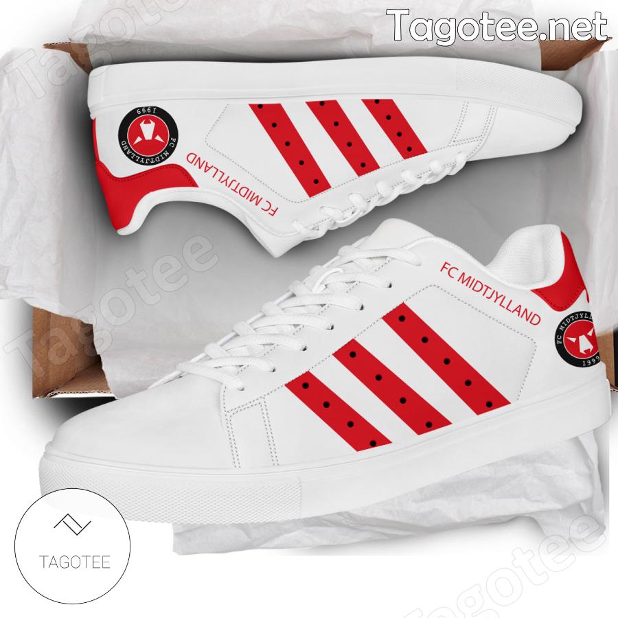 FC Midtjylland Logo Stan Smith Shoes - BiShop