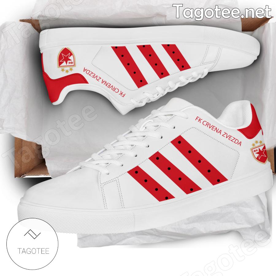 FK Crvena zvezda Logo Stan Smith Shoes - BiShop