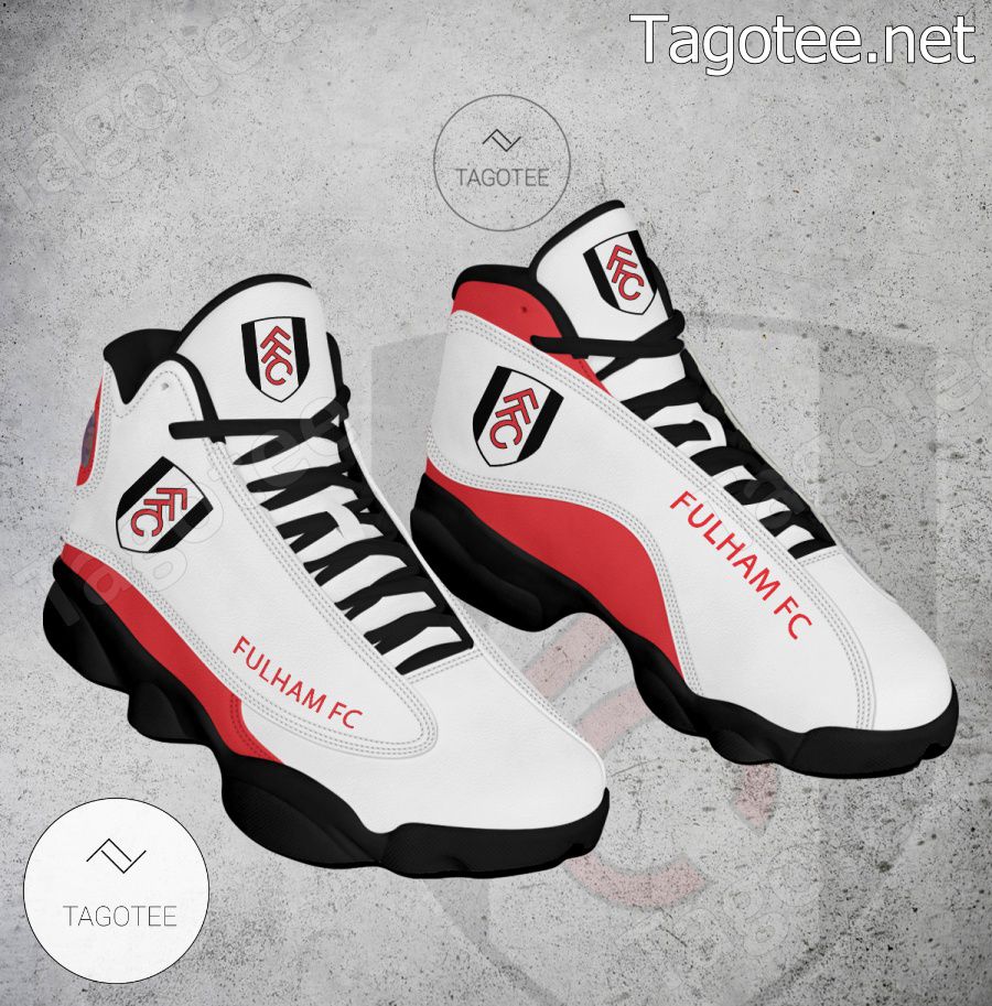 Fulham FC Logo Air Jordan 13 Shoes - BiShop a