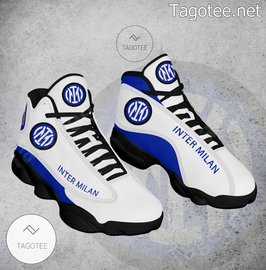 Inter Milan Logo Air Jordan 13 Shoes - BiShop a