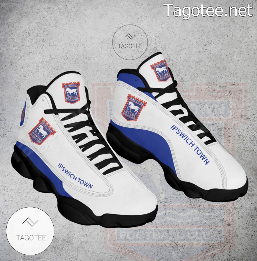 Ipswich Town Logo Air Jordan 13 Shoes - BiShop a