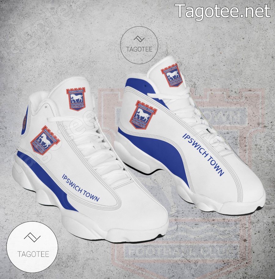 Ipswich Town Logo Air Jordan 13 Shoes - BiShop