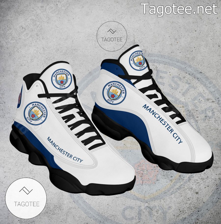 Manchester City Logo Air Jordan 13 Shoes - BiShop a