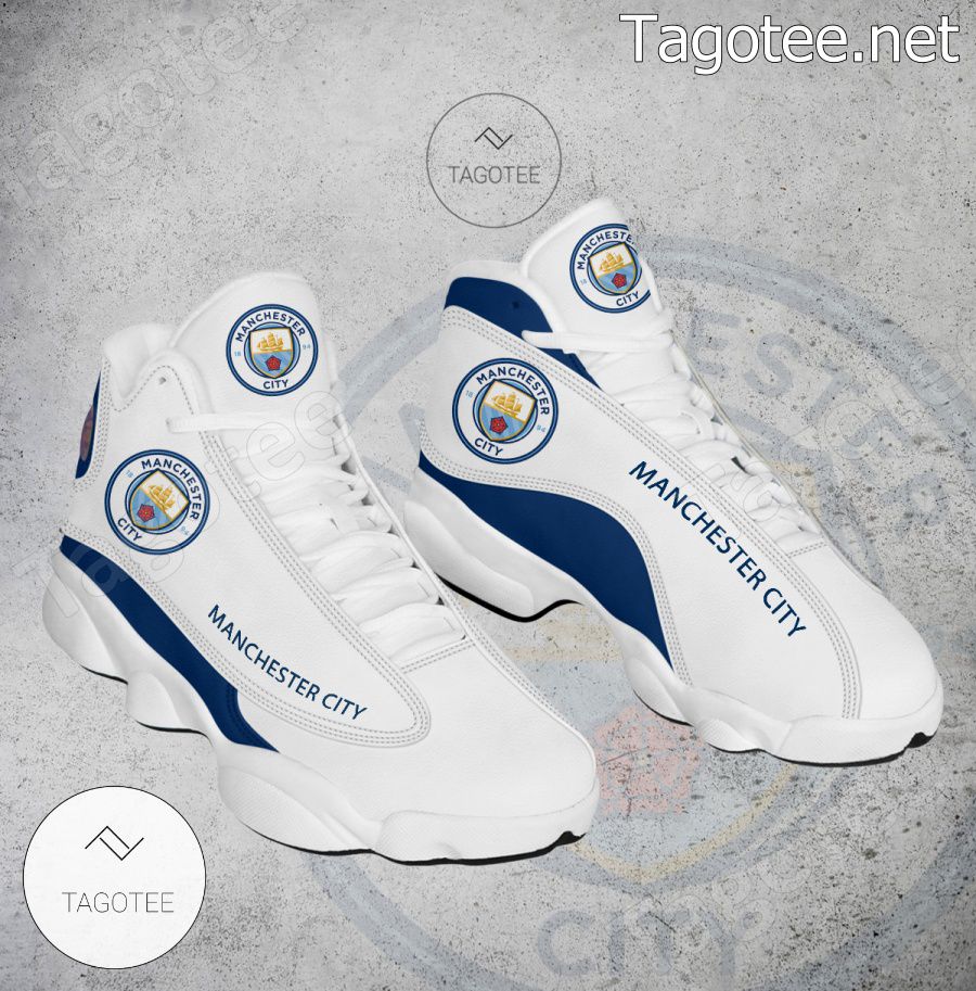 Manchester City Logo Air Jordan 13 Shoes - BiShop