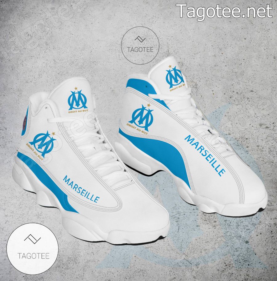 Marseille Logo Air Jordan 13 Shoes - BiShop