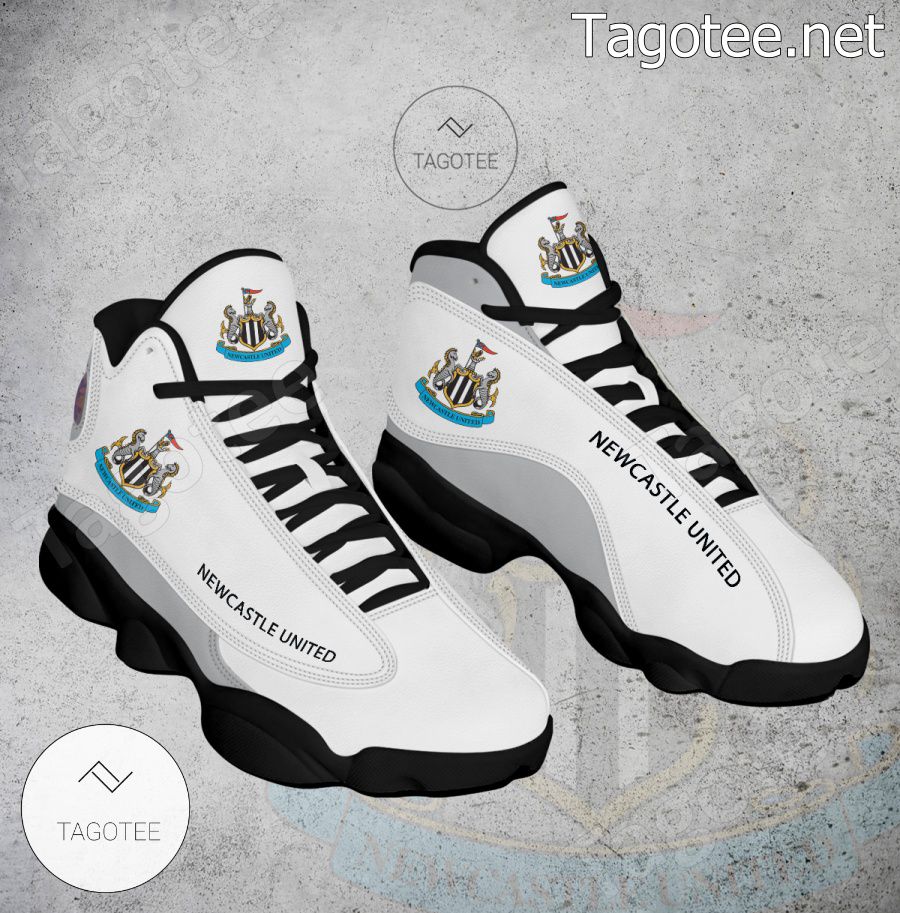 Newcastle United Logo Air Jordan 13 Shoes - BiShop a