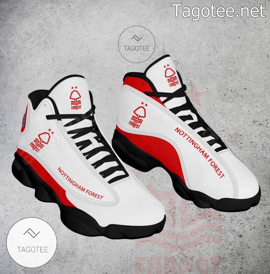 Nottingham Forest Logo Air Jordan 13 Shoes - BiShop a