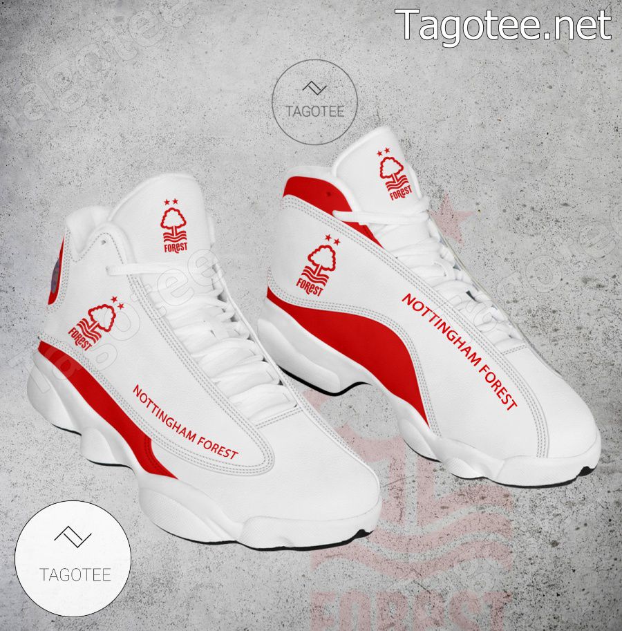 Nottingham Forest Logo Air Jordan 13 Shoes - BiShop