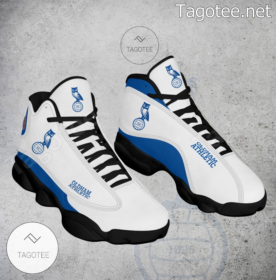 Oldham Athletic Logo Air Jordan 13 Shoes - BiShop a