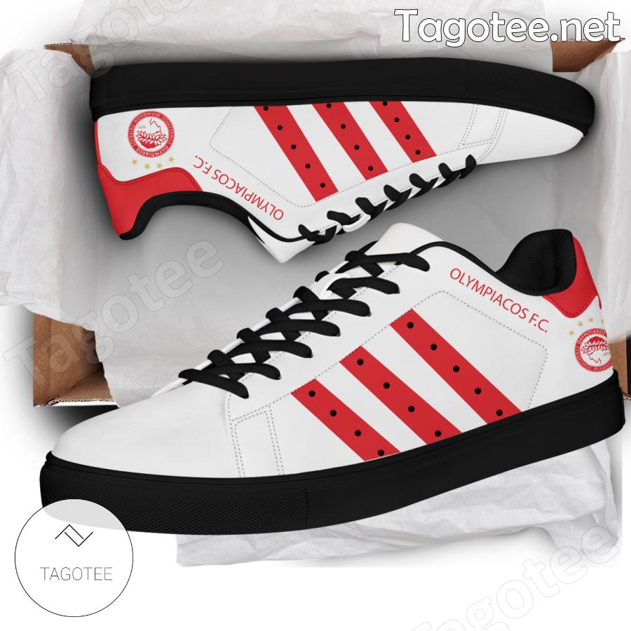 Olympiacos F.C. Logo Stan Smith Shoes - BiShop-a