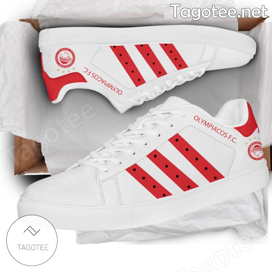 Olympiacos F.C. Logo Stan Smith Shoes - BiShop