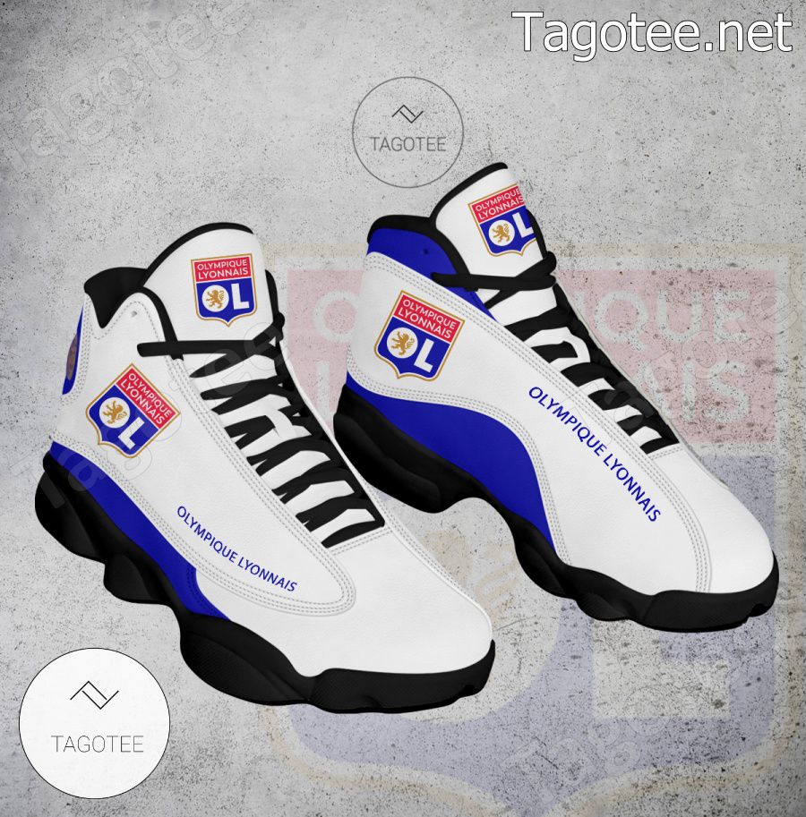 Olympique Lyonnais Logo Air Jordan 13 Shoes - BiShop a