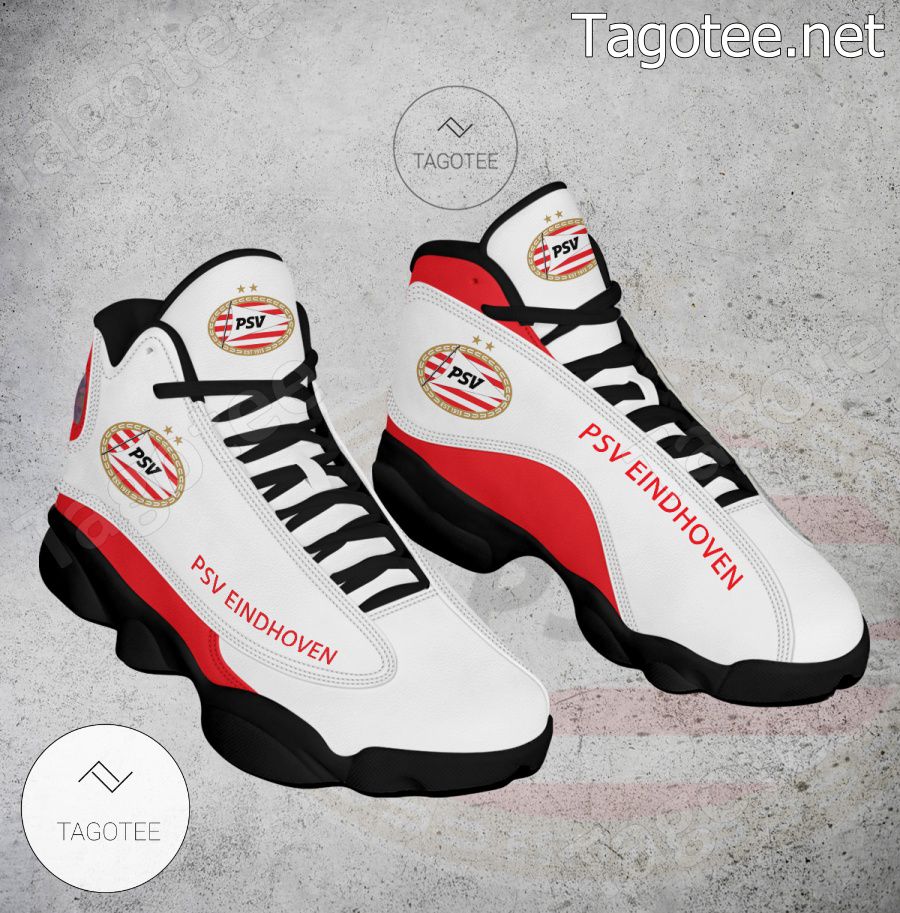 PSV Eindhoven Logo Air Jordan 13 Shoes - BiShop a