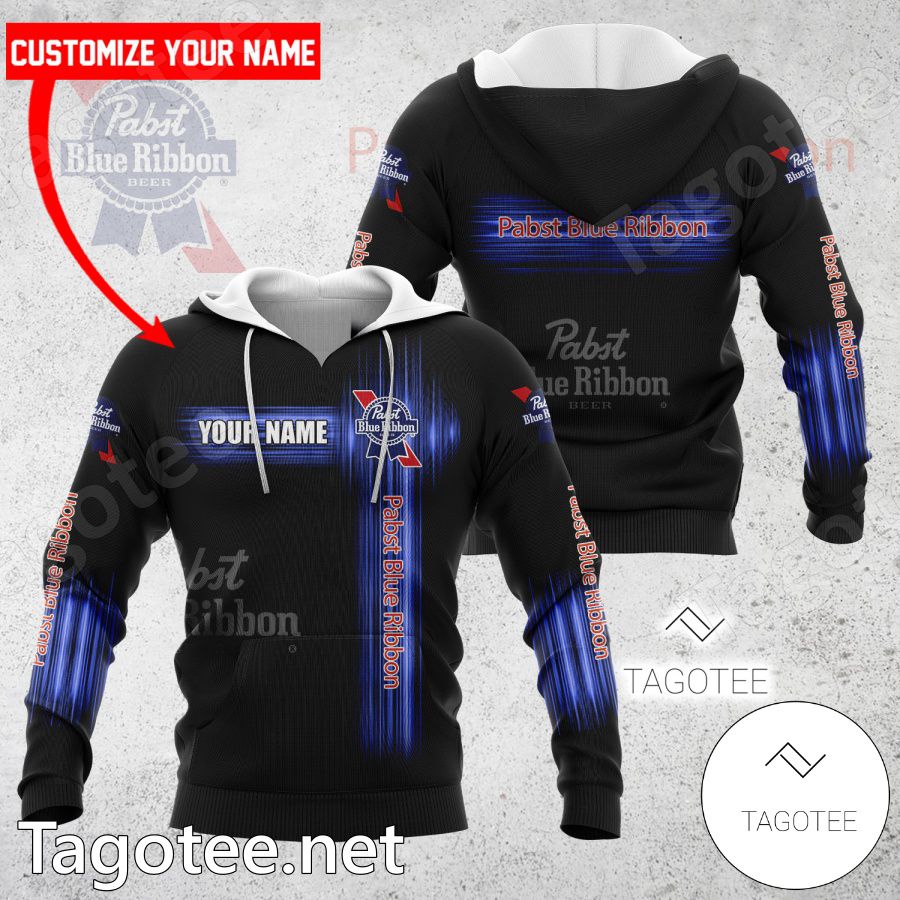 Pabst Blue Ribbon Logo Custom T-shirt, Hoodie - MiuShop a