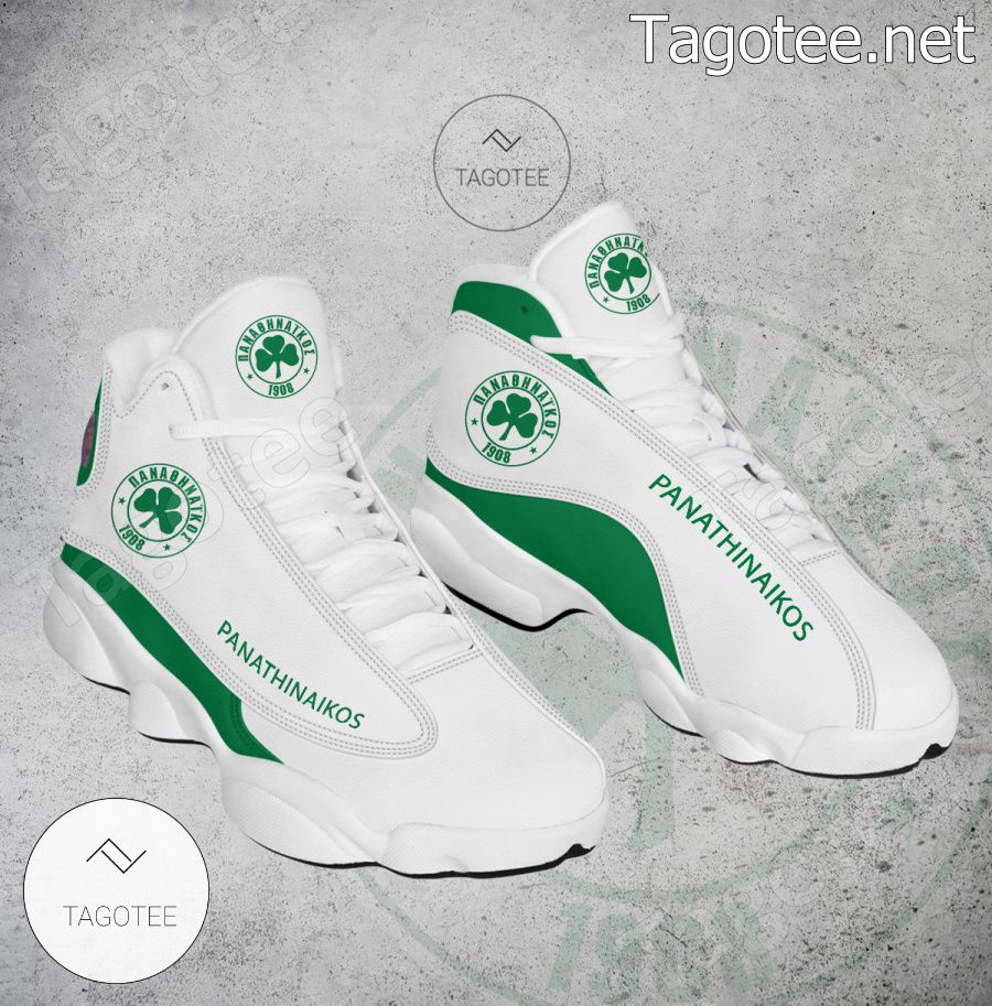 Panathinaikos Logo Air Jordan 13 Shoes - BiShop