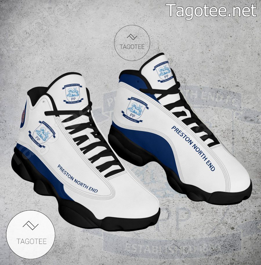 Preston North End Logo Air Jordan 13 Shoes - BiShop a