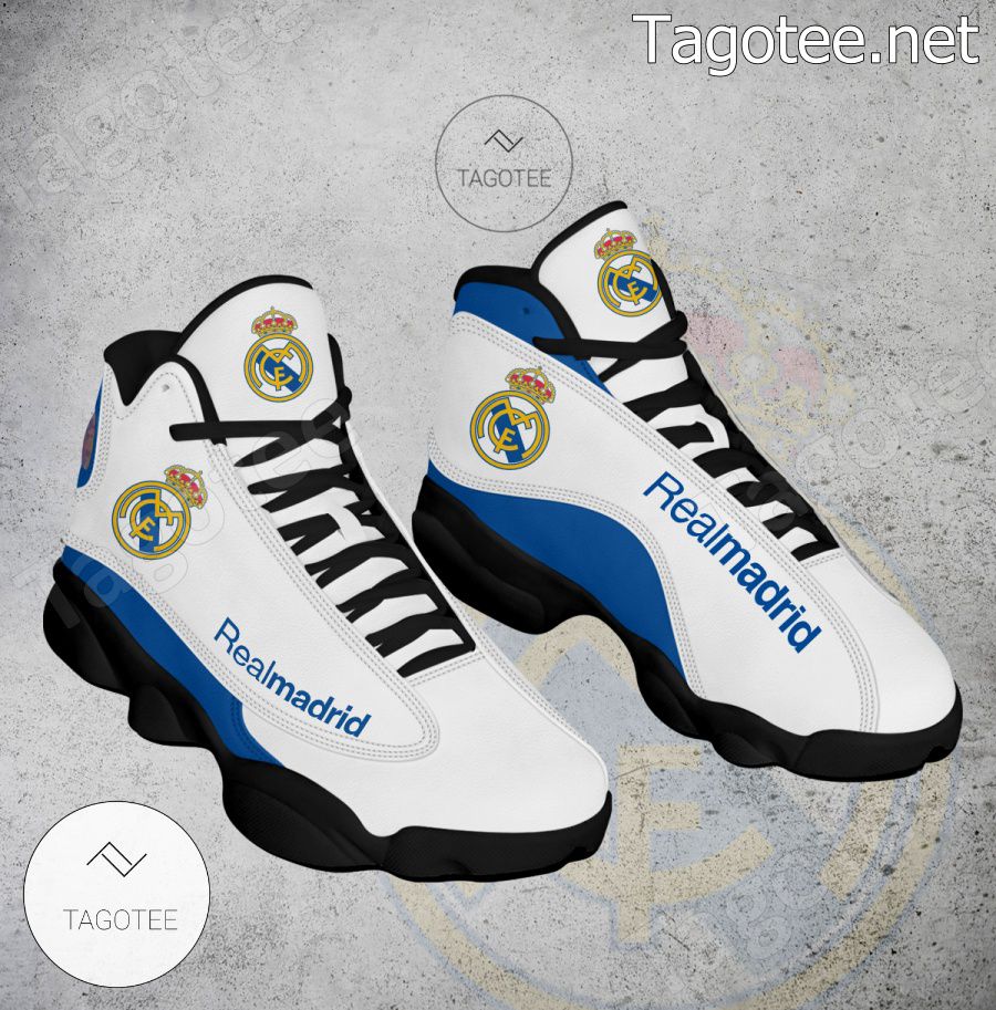 Real Madrid Logo Air Jordan 13 Shoes - BiShop a