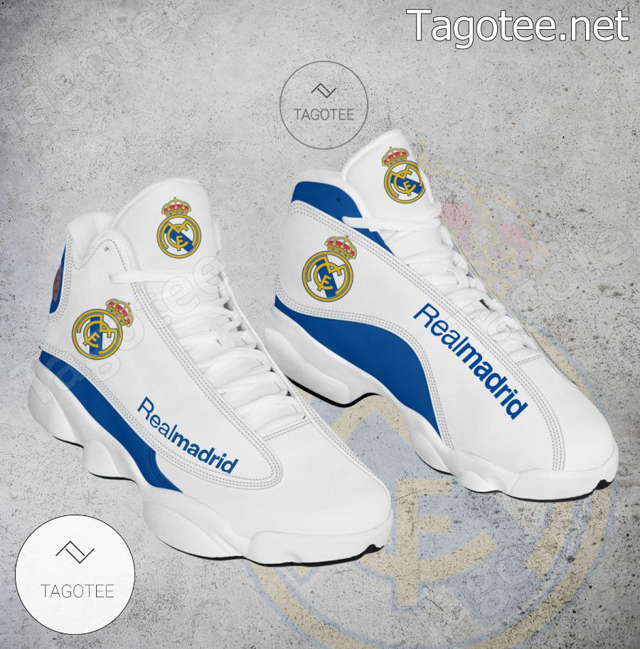 Real Madrid Logo Air Jordan 13 Shoes - BiShop