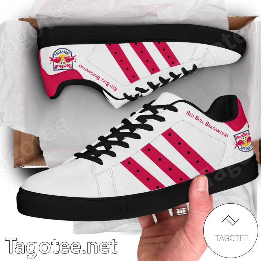 Red Bull Bragantino Logo Stan Smith Shoes - BiShop a