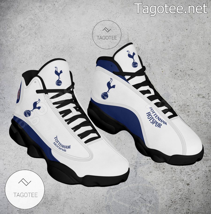 Tottenham Hotspur Logo Air Jordan 13 Shoes - BiShop a