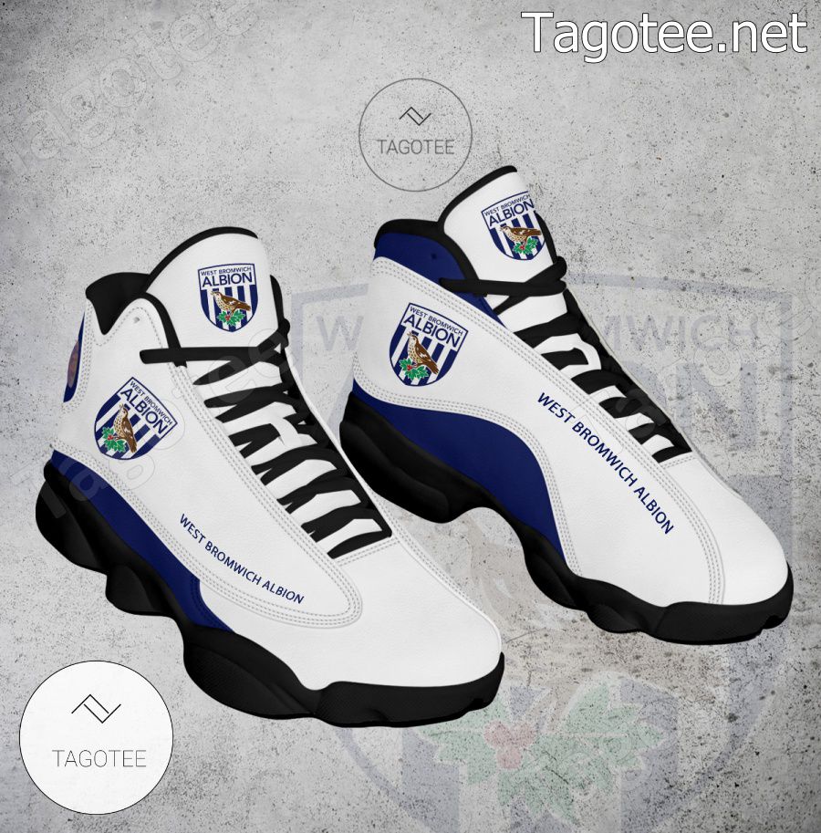 West Bromwich Albion Logo Air Jordan 13 Shoes - BiShop a