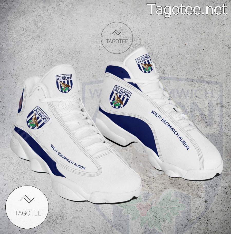 West Bromwich Albion Logo Air Jordan 13 Shoes - BiShop